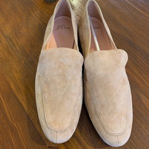 I crew suede flats size 8